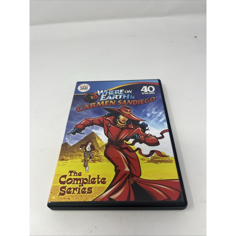 Where on Earth is Carmen Sandiego: The Complete Series 40 Episode DVD 4-Disc Set